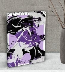 BK Gift Creavity Is Not Dead Tasarımlı Dekoratif Mini Kanvas Tablo 15x20cm-1