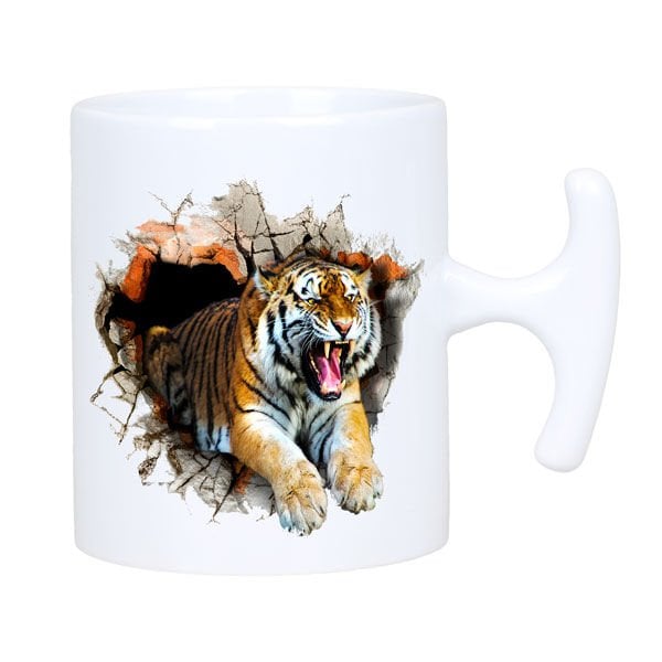 Sublimasyon Porselen Curve Kupa - Kutulu