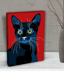 BK Gift Yatak Odası Konseptli Dekoratif Mini Kanvas Tablo 15x20cm-98