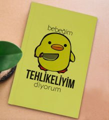 BK Gift Sert Kapaklı Sarı Lastikli Defter , Arkadaşa Hediye, Yeni İş Hediyesi, Doğum Günü Hediyesi-14