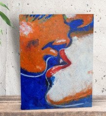 BK Gift Yatak Odası Konseptli Dekoratif Mini Kanvas Tablo 15x20cm-103