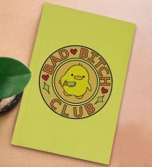 BK Gift Sert Kapaklı Sarı Lastikli Defter , Arkadaşa Hediye, Yeni İş Hediyesi, Doğum Günü Hediyesi-15
