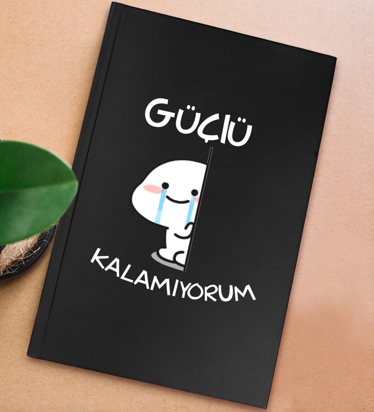 BK Gift Sert Kapaklı Siyah Lastikli Defter , Arkadaşa Hediye, Yeni İş Hediyesi, Doğum Günü Hediyesi-2