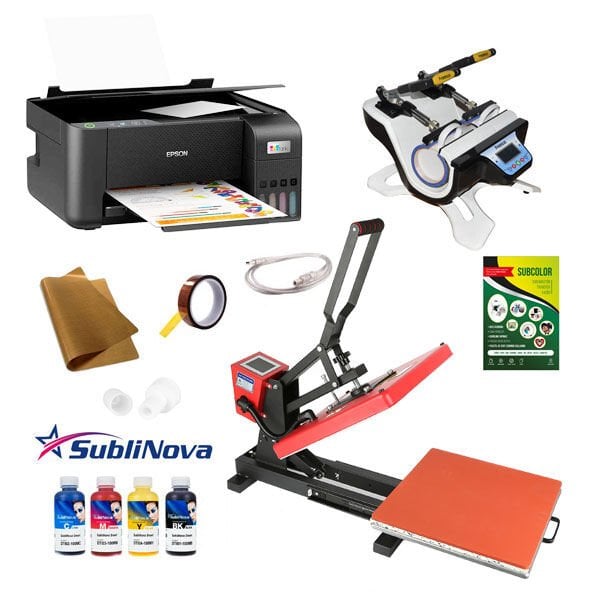 2D Baskı Sistemi (ZY-L3838+Epson L3210+ST-210)