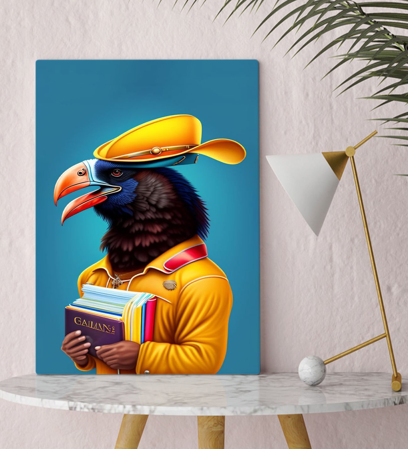 Bk Gift Fantastic Tasarımlı Kanvas Tablo-18 30X50CM Ev Dekorasyonu, Ev Hediyesi