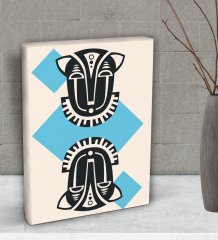 BK Gift Yatak Odası Konseptli Dekoratif Mini Kanvas Tablo 15x20cm-108