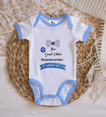 BK Kids Sünnet Tasarımlı Mavi Bebek Body Zıbın-2