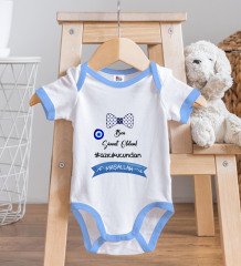 BK Kids Sünnet Tasarımlı Mavi Bebek Body Zıbın-2