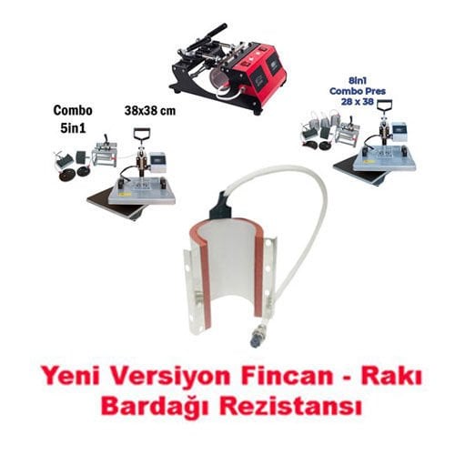 Yeni Ver. Fincan ve Rakı Bardağı Rezistansı (AP-210 , 5IN1-28X38 , 5IN1-38X38  )