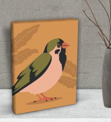 BK Gift Yatak Odası Konseptli Dekoratif Mini Kanvas Tablo 15x20cm-109