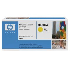 HP Q6002A (124A) Sarı Orjinal Toner - Laserjet 1600 (B) (T4577)