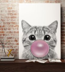 Bk Gift Fantastic Tasarımlı Kanvas Tablo-20 70X100CM Ev Dekorasyonu, Ev Hediyesi