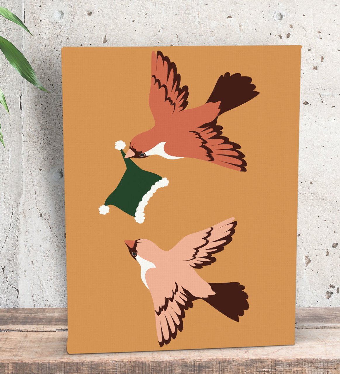 BK Gift Yatak Odası Konseptli Dekoratif Mini Kanvas Tablo 15x20cm-112