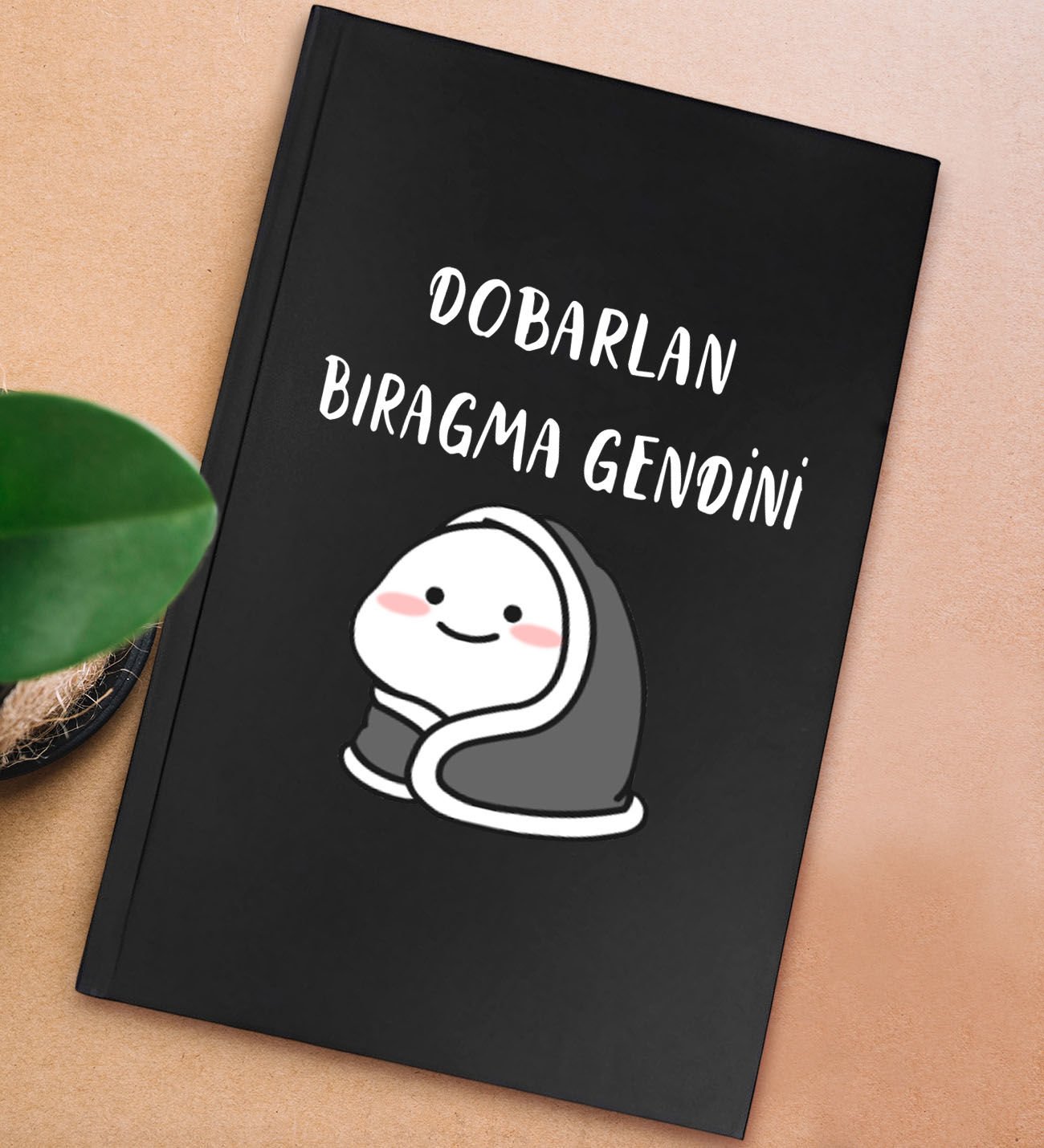 BK Gift Sert Kapaklı Siyah Lastikli Defter , Arkadaşa Hediye, Yeni İş Hediyesi, Doğum Günü Hediyesi-9