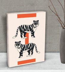 BK Gift Yatak Odası Konseptli Dekoratif Mini Kanvas Tablo 15x20cm-114