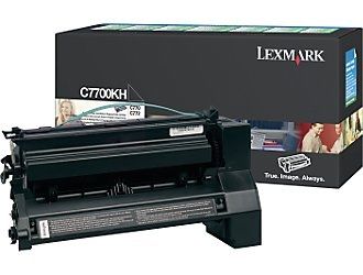 Lexmark C7700KH Siyah Orjinal Toner Yüksek Kapasite - C770 / C772 (T3645)