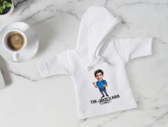 BK Gift Kişiye Özel Karikatürlü Mini Beyaz İçki Şişesi Tişörtü , Ev Bar Dekoru, Viski, Şarap, Votka, Rakı Şişesi Tişörtü, Ev Barı-11