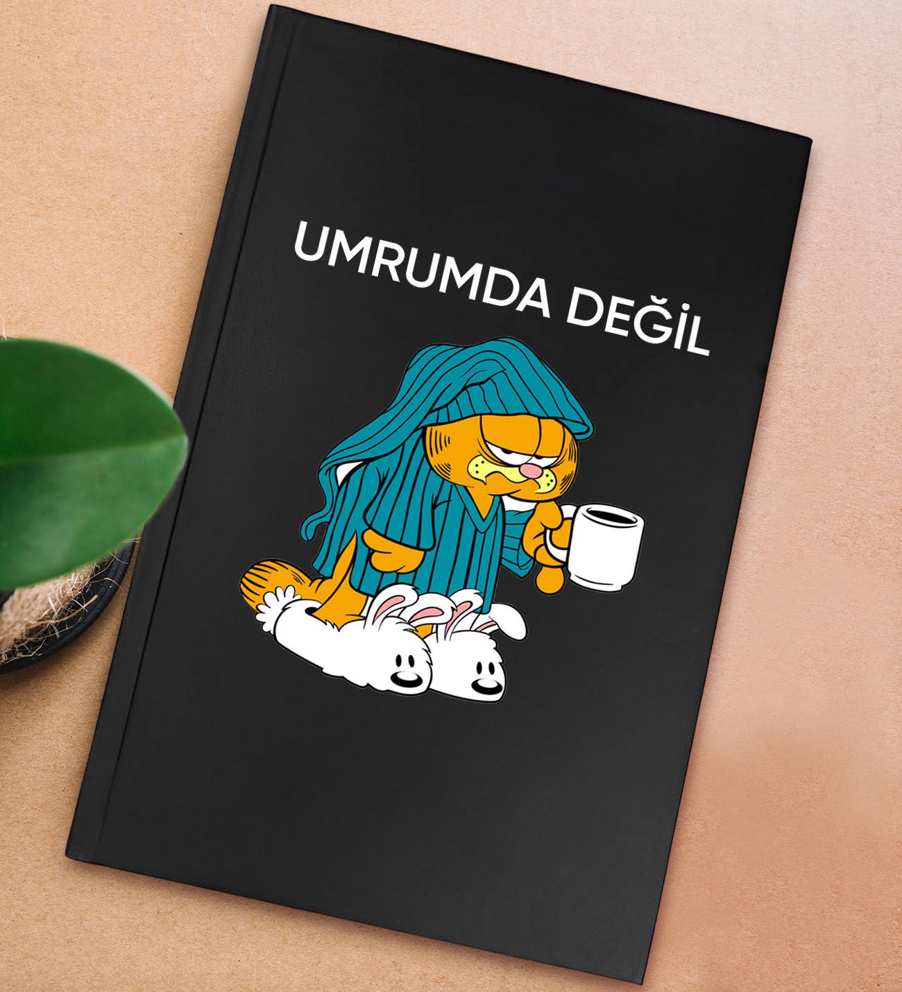 BK Gift Sert Kapaklı Siyah Lastikli Defter , Arkadaşa Hediye, Yeni İş Hediyesi, Doğum Günü Hediyesi-12