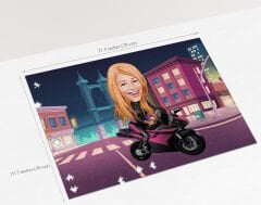BK Gift Kişiye Özel Motorcu Tasarımlı 1000 Parça Profesyonel Puzzle-5, 1000 Puzzle, Arkadaşa Hediye