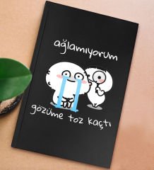 BK Gift Sert Kapaklı Siyah Lastikli Defter , Arkadaşa Hediye, Yeni İş Hediyesi, Doğum Günü Hediyesi-13