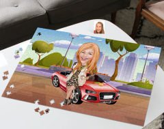 BK Gift Kişiye Özel Anne Tasarımlı 1000 Parça Profesyonel Puzzle-2, 1000 Puzzle, Arkadaşa Hediye