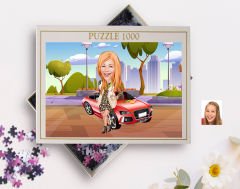 BK Gift Kişiye Özel Anne Tasarımlı 1000 Parça Profesyonel Puzzle-2, 1000 Puzzle, Arkadaşa Hediye