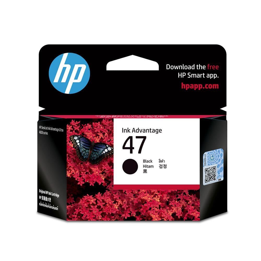HP 47 SİYAH MÜREKKEP KARTUŞU (6ZD21AE)  HP Deskjet Ultra 4828