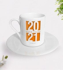 BK Gift Kişiye Özel 2023 Mutlu Yıllar Türk Kahvesi Fincanı-7