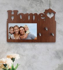 Kişiye Özel Home Ahşap Anahtar Askılığı