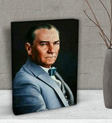 BK Gift Atatürk Temalı Dekoratif Mini Kanvas Tablo 15x20cm-3