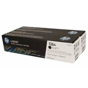 HP CE310AD (126A) Siyah Orjinal Toner 2li Paket - LaserJet CP1025 (T4587)