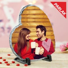 Sublimasyon Kalp Taş  20x20 cm