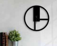 BK Gift Dekoratif 45cm Ahşap Duvar Saati-148