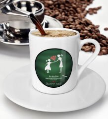 BK Gift Kişiye Özel Öğretmenler Günü Tasarımlı Türk Kahvesi Fincanı - 17, Öğretmene Hediye, Öğretmenler Günü