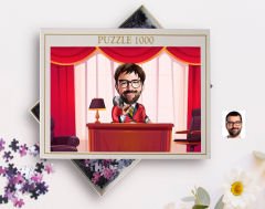 BK Gift Kişiye Özel Baba Tasarımlı 1000 Parça Profesyonel Puzzle-4, 1000 Puzzle, Arkadaşa Hediye