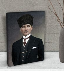 BK Gift Atatürk Temalı Dekoratif Mini Kanvas Tablo 15x20cm-21