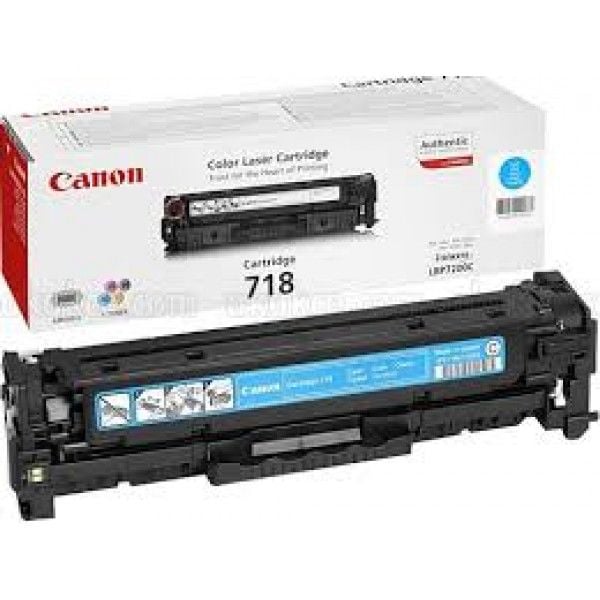 Canon CRG-718C Mavi Orijinal Toner Kartuşu 718