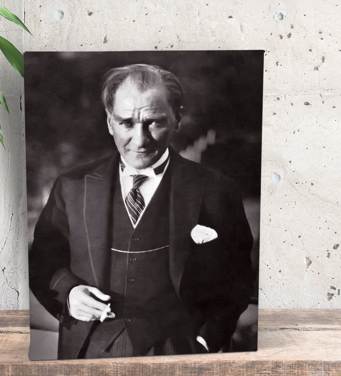 BK Gift Atatürk Temalı Dekoratif Mini Kanvas Tablo 15x20cm-22