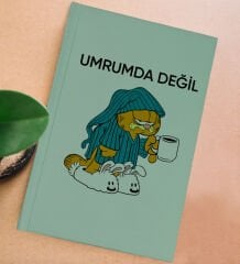 BK Gift Sert Kapaklı Su Yeşili Lastikli Defter , Arkadaşa Hediye, Yeni İş Hediyesi, Doğum Günü Hediyesi-12