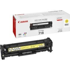 Canon CRG-718Y Sarı Orijinal Toner Kartuşu 718