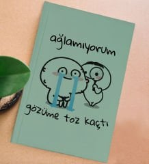 BK Gift Sert Kapaklı Su Yeşili Lastikli Defter , Arkadaşa Hediye, Yeni İş Hediyesi, Doğum Günü Hediyesi-13