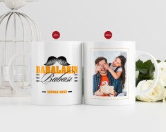 Kişiye Özel Babalar Günü Hediyesi Fotoğraflı Kupa Bardak-20