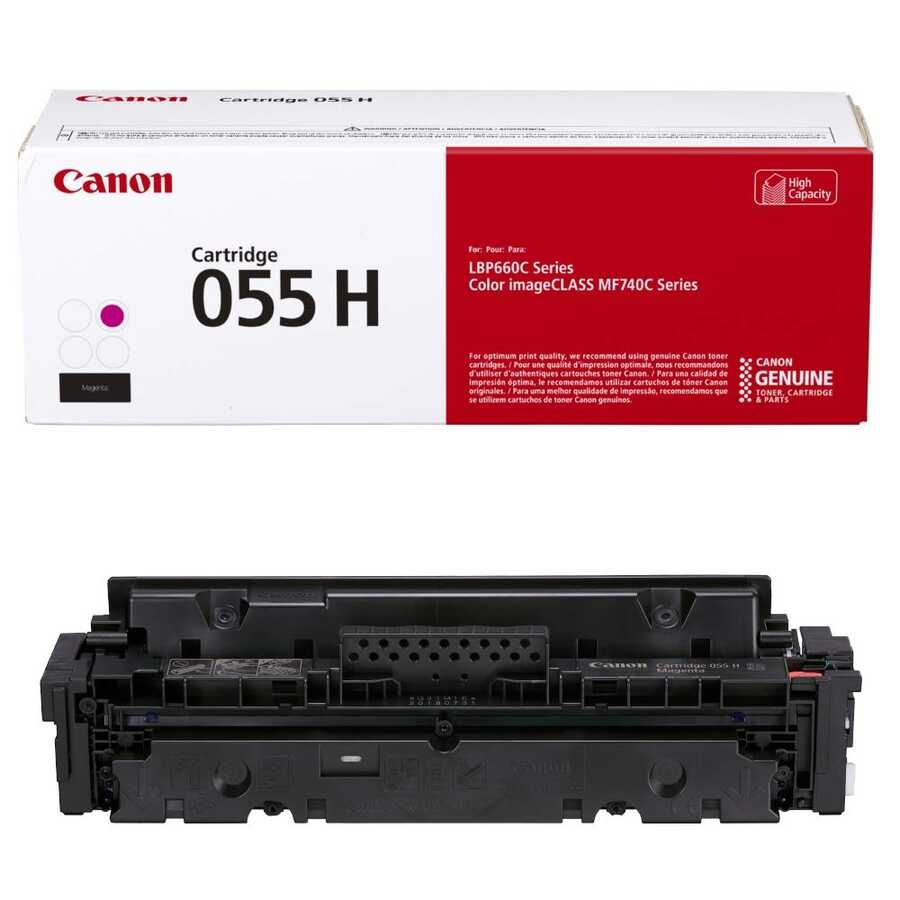 Canon CRG-055H M Kırmızı Orjinal Toner - LBP662Cdw / MF742Cdw (T12585)