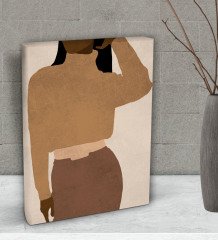 BK Gift Lola Tasarımlı Dekoratif Mini Kanvas Tablo 15x20cm-1