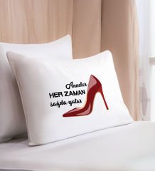 BK Gift Eğlenceli Tasarımlı Pamuklu Yastık Kılıfı-1 50x70cm , Sevgiliye Hediye, Ev Hediyesi, Tasarım Ev Tekstili