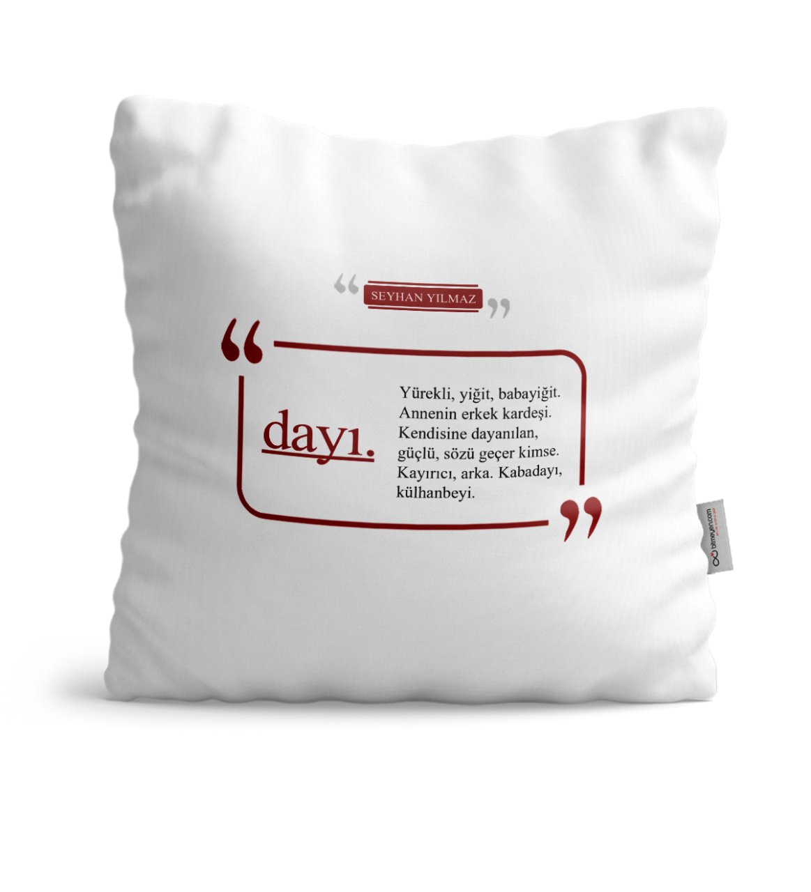 Kişiye Özel Dayı Dekoratif Yastık - 1