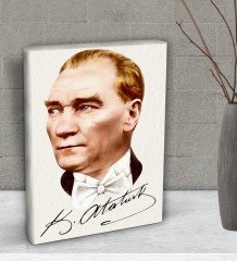 BK Gift Atatürk Temalı Dekoratif Mini Kanvas Tablo 15x20cm-37