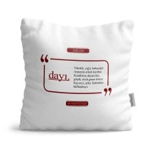 Kişiye Özel Dayı Dekoratif Yastık - 2