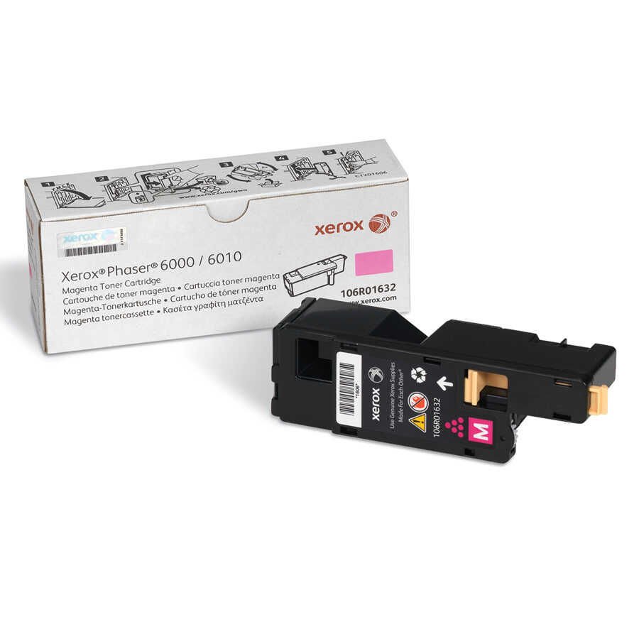 Xerox 106R01632 Kırmızı Orijinal Toner Kartuşu 1000 Sayfa,Xerox Phaser 6000,6010,WC6015